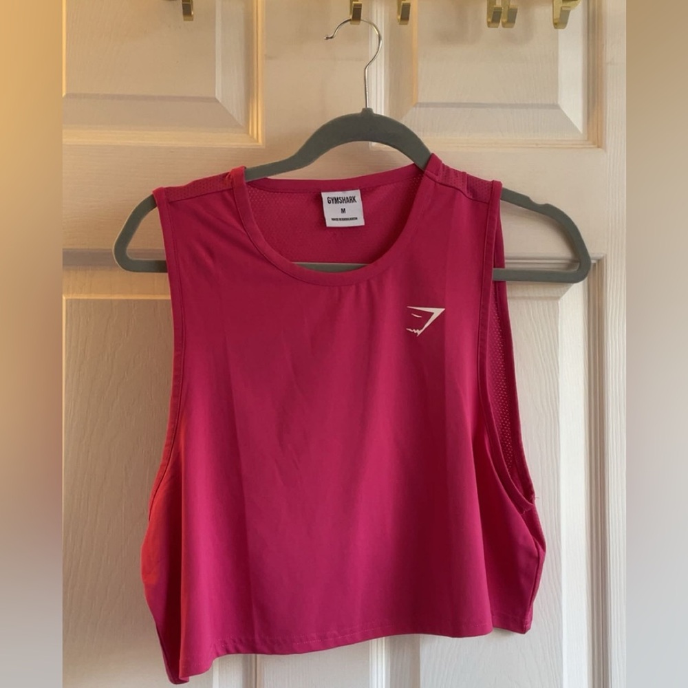 Gymshark Women's Pink Sleeveless Top